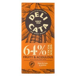 Μαύρη Σοκολάτα 64% Κακάο Περού 100gr