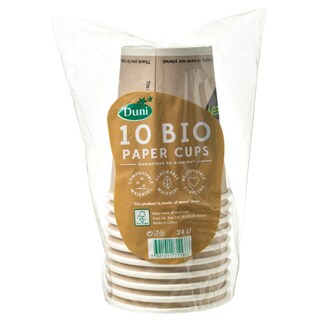 DUNI BIO | Ποτήρια Βιοδιασπώμενα 10 Τεμάχια