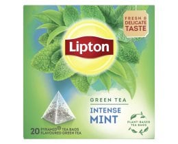 LIPTON | TEA GREEN SPINGY MINT PYRAMID 20 BAGS