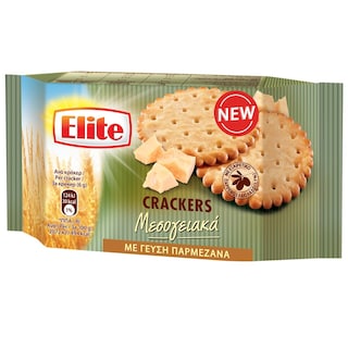 ELITE | Κράκερς Μεσογειακά Παρμεζάνα 105g