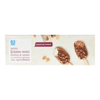 ΑΒ | ΠΑΓΩΤΟ ΞΥΛΑΚΙΑ MINI ALMOND GIANTS 8Χ45ML