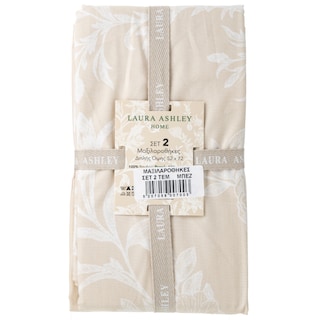 LAURA ASHLEY | Μαξιλαροθήκες Βαμβακερές Σετ Μπεζ 1 Τεμάχιο