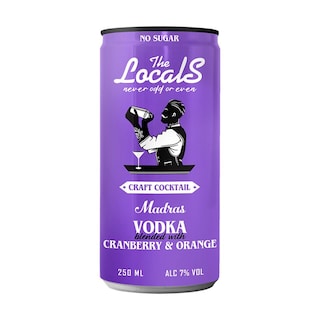 THE LOCALS | Cocktail Madras Βότκα Cranberry & Πορτοκάλι 250ml