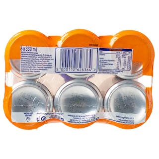 FANTA | Αναψυκτικό Πορτοκαλάδα Κουτί 6 X 330ml 4+2 Δώρο