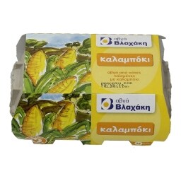 ΒΛΑΧΑΚΗΣ | ΑΥΓΑ ΑΧΥΡΩΝΑ ΚΑΛΑΜΠΟΚΙ MEDIUM 53/63 GR 6 ΤΕΜ