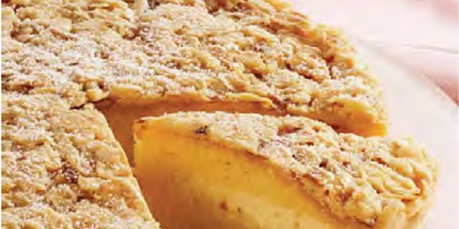 Αμυγδαλότουρτα πορτοκαλιού, με κρέμα αμυγδάλου