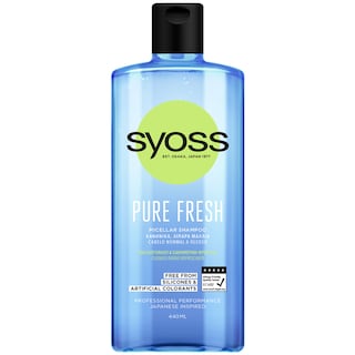 SYOSS | Σαμπουάν Micellar Pure Fresh Κανονικά Λιπαρά Μαλλιά 440ml