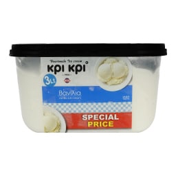 ΚΡΙ ΚΡΙ | Παγωτό Βανίλια 1.5kg