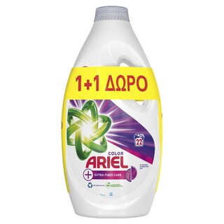 ARIEL | Υγρό Πλυντηρίου Ρούχων Fiber Care 22+22 Μεζούρες Δώρο