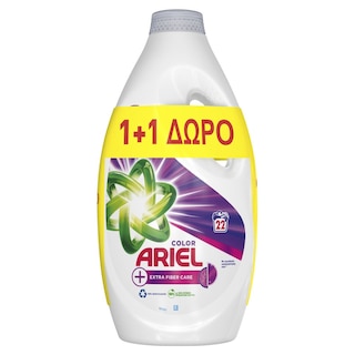 ARIEL | Υγρό Πλυντηρίου Ρούχων Fiber Care 22+22 Μεζούρες Δώρο