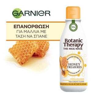 BOTANIC THERAPY | Μάσκα Μαλλιών Honey Treasures Milk Φθαρμένα Μαλλιά 250ml