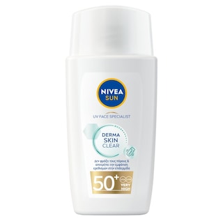 NIVEA | Αντηλιακό Προσώπου UV Face Derma Skin Clear SPF50+ 40ml
