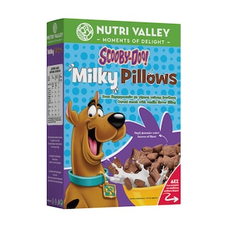 NUTRI VALLEY | Δημητριακά Scooby Doo Milky Pillows 375g
