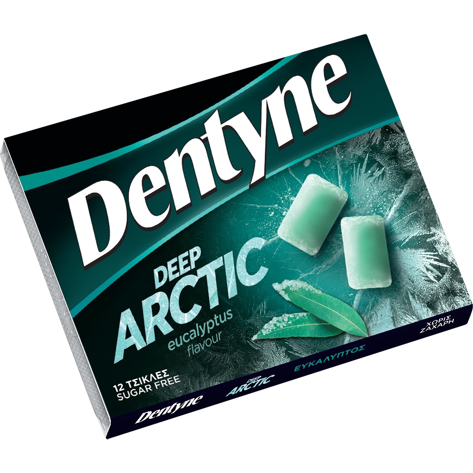 DENTYNE Τσίχλες Deep Arctic Ευκάλυπτος 16.8g
