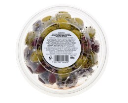 EXCELLENT TAPAS | Ελιές Ανάμεικτες με Λεμόνι, Σκόρδο και Βασιλικό 150g