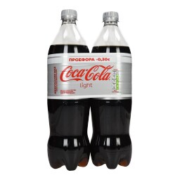 COCA COLA | LIGHT | Αναψυκτικό Cola Light 2X1lt Έκπτωση 0.30Ε