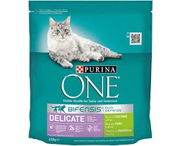 PURINA ONE | ΟΝΕ CAT TURKEY&RI  450GR