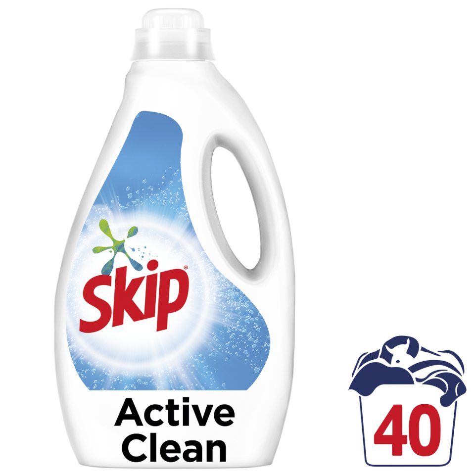 Υγρό Πλυντηρίου Ρούχων Actice Clean 40 Μεζούρες