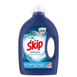 SKIP | Υγρό Πλυντηρίου Ρούχων Ultimate Active Clean 40 Μεζούρες