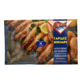 ΑΝΑΣΤΑΣΑΚΗΣ | Γαρίδες Ατλαντικού Μέγεθος 4 Κατεψυγμένες
