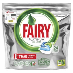 FAIRY | Κάψουλες Πλυντηρίου Πιάτων All in 1 Platinum 24 Τεμάχια