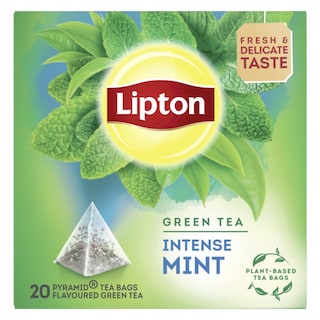 LIPTON | TEA GREEN SPINGY MINT PYRAMID 20 BAGS