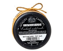 LION | Αρωματικό Κερί Bath & Care Ποτήρι 1 Τεμάχιο