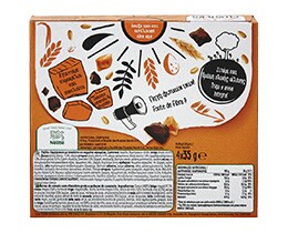 NESTLE | CLUSTERS | CLUSTERS CHOC.CAR.BAR.4X35G ΜΕ ΣΟΚΟΛΑΤΑ ΚΑΙ ΚΑΡΑΜΕΛΑ 4X35 GR