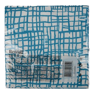 RENOVA | Χαρτοπετσέτες Abstract Blue 33x33 20 Τεμάχια 110g