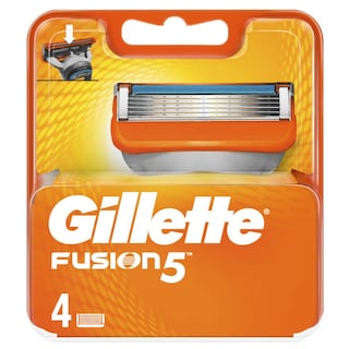 GILLETTE | FUSION | Ανταλλακτικά Ξυριστικής Μηχανής 4 Τεμάχια