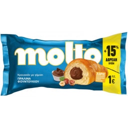 MOLTO | Κρουασάν Πραλίνα Φουντουκιού 92g