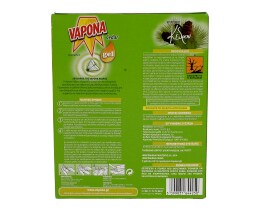 VAPONA | ΣΚΟΡΟΑΠΩΘΗΤΙΚΕΣ ΠΛΑΚΕΤΕΣ NATURAL ΚΕΔΡΟΣ 6ΤΕΜ