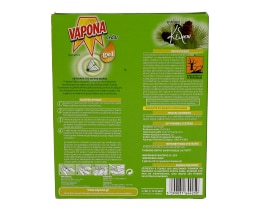 VAPONA | ΣΚΟΡΟΑΠΩΘΗΤΙΚΕΣ ΠΛΑΚΕΤΕΣ NATURAL ΚΕΔΡΟΣ 6ΤΕΜ