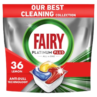 FAIRY | Κάψουλες Πλυντηρίου Πιάτων Platinum Plus Anti-Dull 36 Τεμάχια
