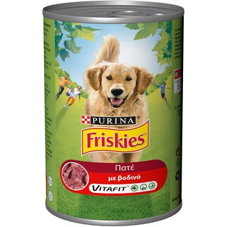 FRISKIES | Σκυλοτροφή Active Σε Κονσέρβα Mοσχάρι Πατέ 1.2 Kg