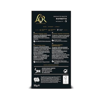 LOR | Κάψουλες Καφέ Espresso Ristretto Decaf 10x5.2g