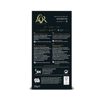 LOR | Κάψουλες Καφέ Espresso Ristretto Decaf 10x5.2g