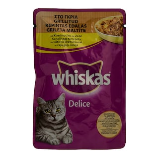 WHISKAS | ΓΑΤΟΤΡΟΦΗ ΚΟΤΟΠΟΥΛΟ ΣΕ ΖΕΛΕ 100 GR
