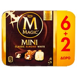 MAGIC | Παγωτό Ξυλάκι Magic Mini 8X50gr 6+2X50GR