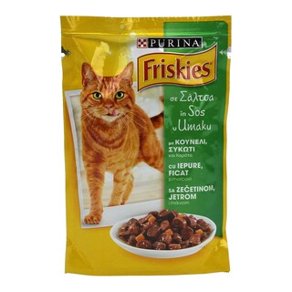 FRISKIES | ΓΑΤΟΤΡΟΦΗ ΚΟΥΝΕΛΙ ΣΥΚΩΤΙ 100 GR