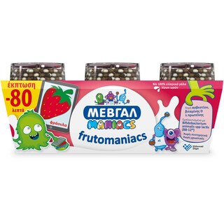 FRUTOMANIACS | Επιδόρπιο Γιαουρτιού με Πραλίνα Frutomaniacs  3 Χ 150 gr 0.80E