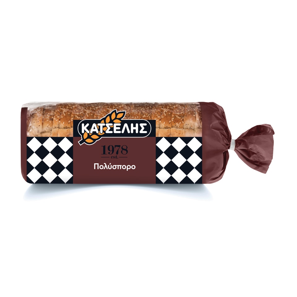 ΚΑΤΣΕΛΗΣ Ψωμί Τοστ Πολύσπορο 500g