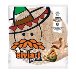 ELVIART | Πίτες Tortillas Πολύσπορες 360g