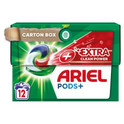 ARIEL | Kάψουλες Πλυντηρίου Ρούχων Allin1 Pods Extra Clean 12 Τεμάχια
