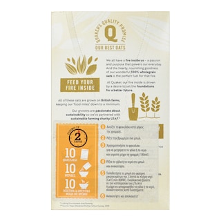 QUAKER | Νιφάδες Βρώμης Ολικής Άλεσης Golden Syrup 360g