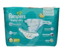 PAMPERS | BABY DRY | ΠΑΝΕΣ ΜΩΡΟΥ MAXI PLUS No 4+ 39 ΤΕΜ