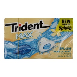 TRIDENT | SPLASH | ΤΣΙΚΛΕΣ ΒΑΝΙΛΙΑ ΜΕΝΤΑ 22 GR