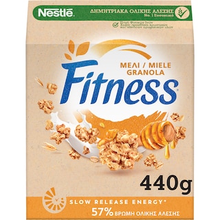 FITNESS | Δημητριακά Ολικής Άλεσης Granola Μέλι 440gr