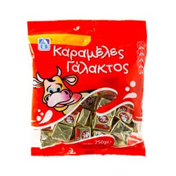 ΑΒ | ΚΑΡΑΜΕΛΕΣ ΓΑΛΑΚΤΟΣ 250 GR