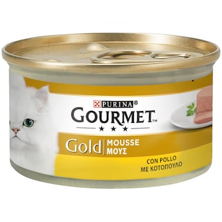 GOURMET | Γατοτροφή Gold Μους Κοτόπουλο 85g